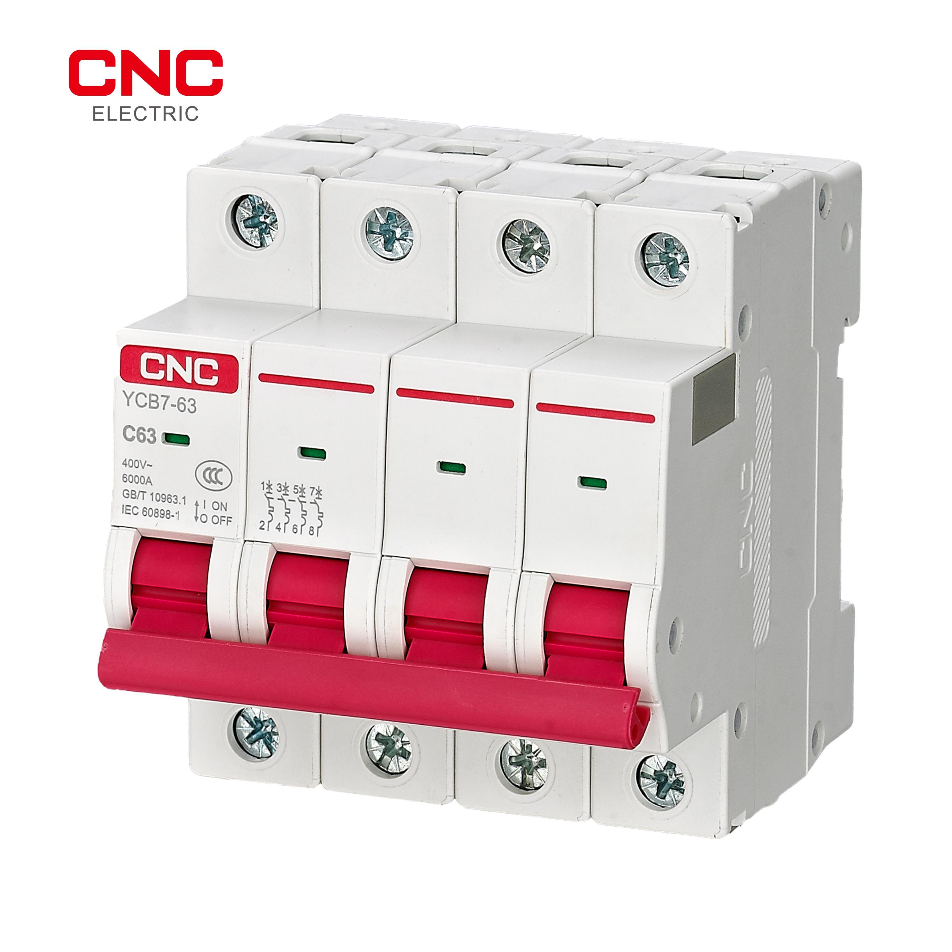 MCB YCB7-63 4Pole 1A-63A