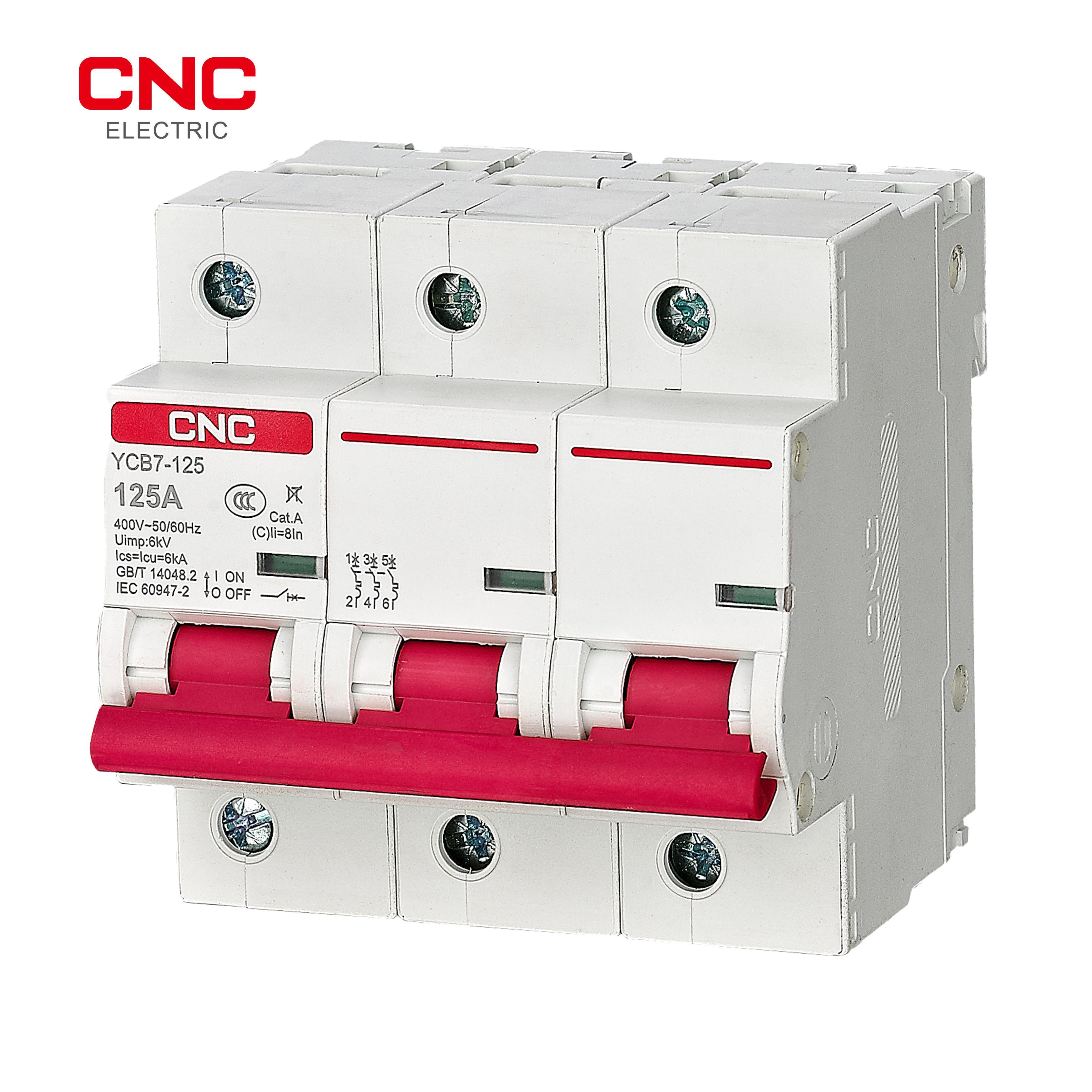 MCB YCB7-125 3Pole 100A-125A