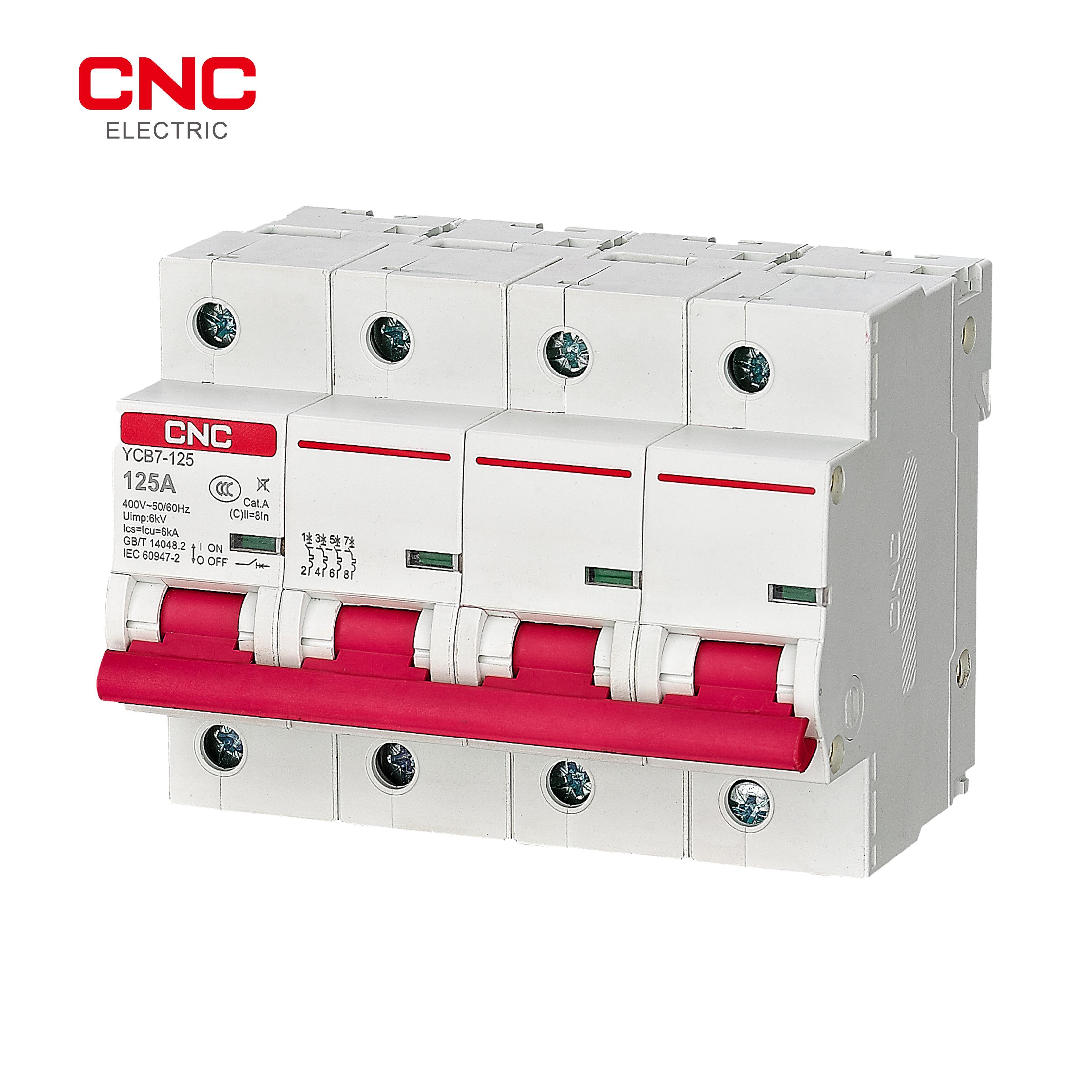 MCB YCB7-125 4Pole 100A-125A