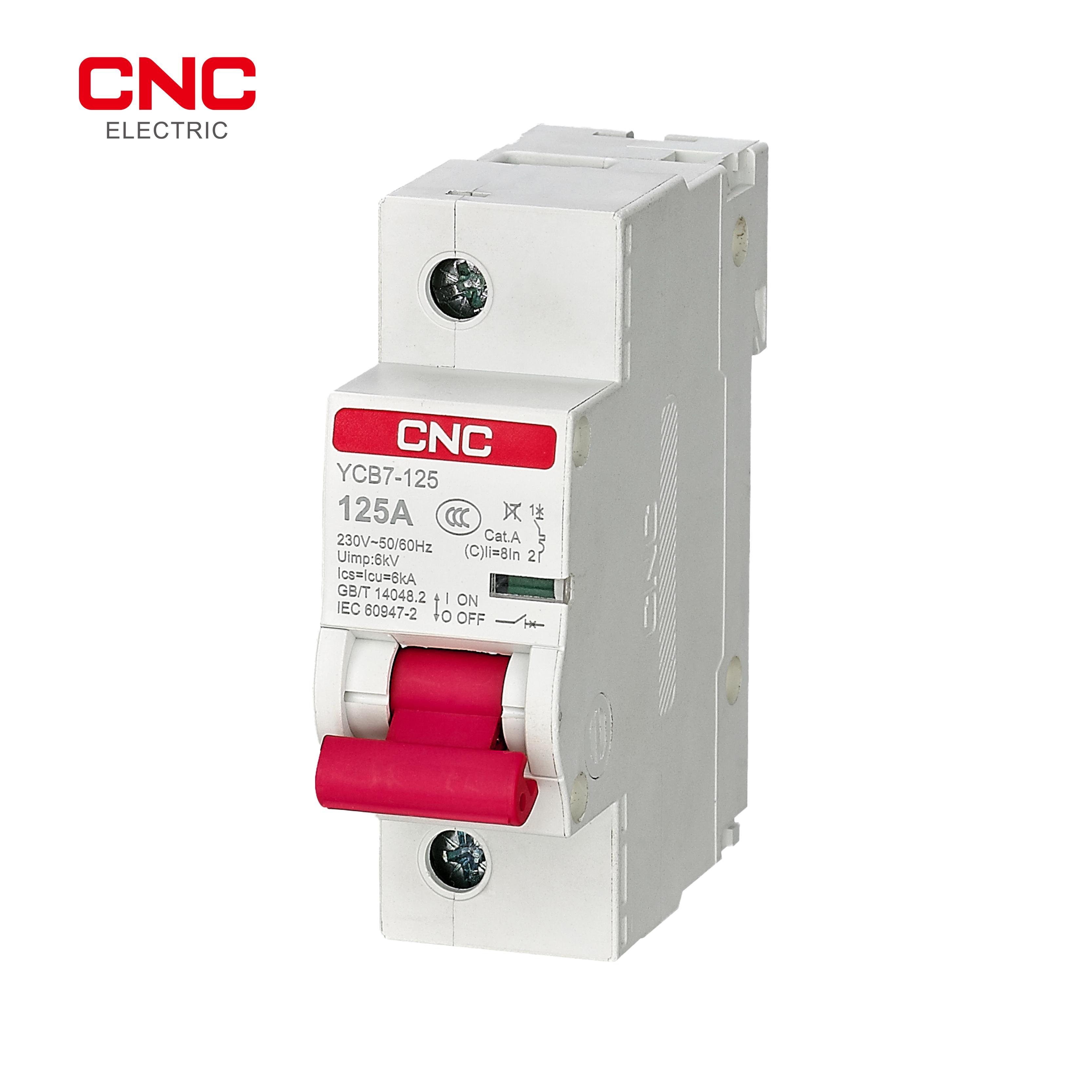 MCB YCB7-125 1Pole 100A-125A