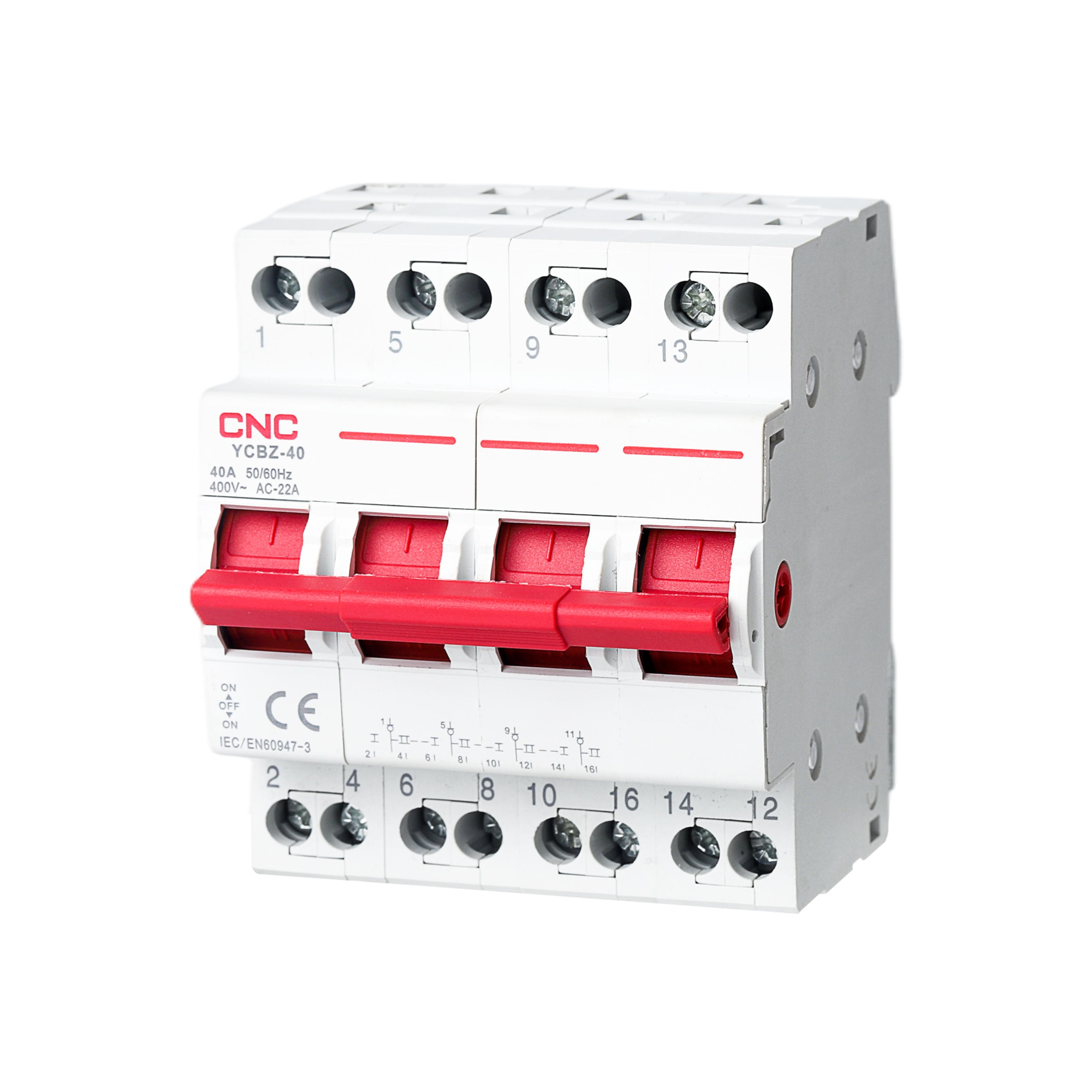 YCBZ-40 Change-over Switch 1P,2P,3P,4P
